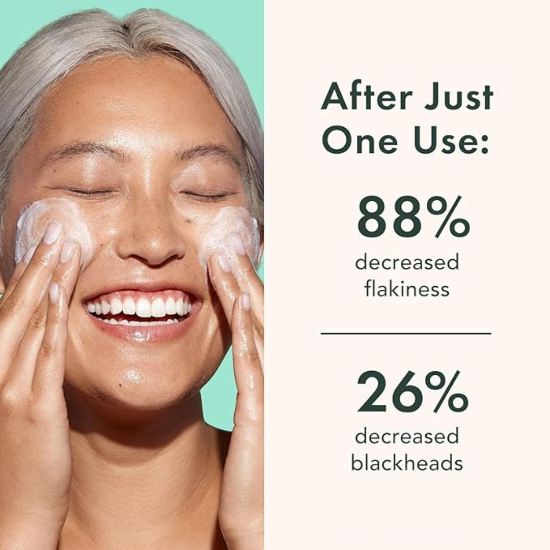 KLIR AHA BHA Cleanser – Brightening, Acne Control, Gentle Exfoliation with Salicylic, Glycolic, Lactic Acid & Niacinamide – 100ml