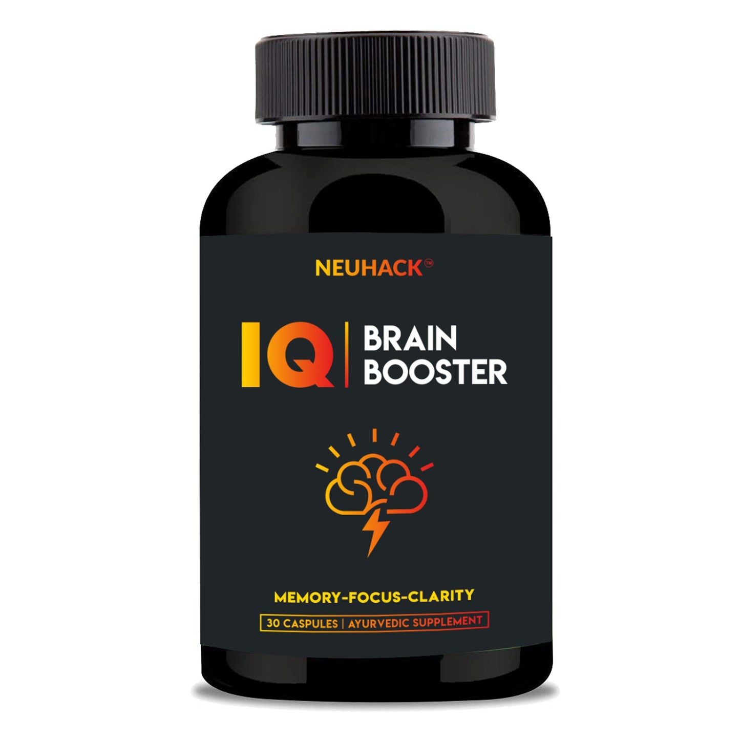 Neuhack IQ Herbal Memory & Focus Support Capsules – 30 Caps