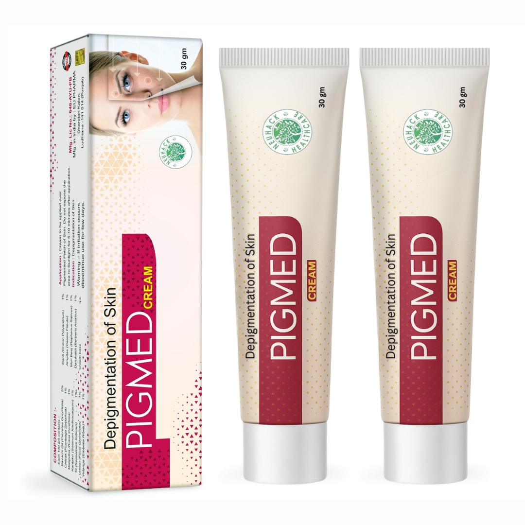 Neuhack Pigmed Cream – Herbal Dark Spot & Pigmentation Corrector for Even, Glowing Indian Skin – 30 g