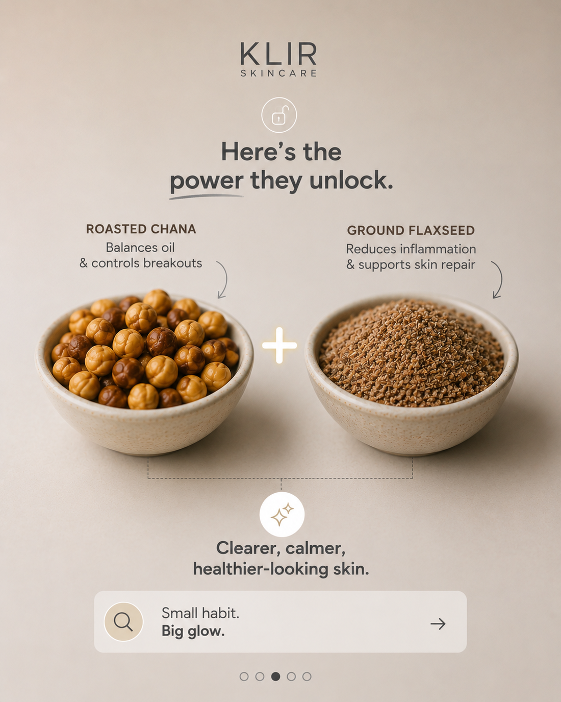 Roasted Chana + Flaxseed for Clearer Skin: Can This Simple Daily Habit Help?