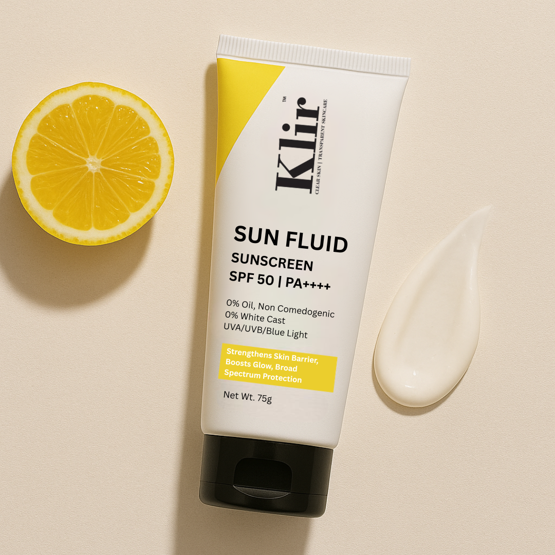 How KLIR Sunfluid SPF50 Protects Indian Skin from Sun Damage
