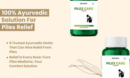 Neuhack Herbal Piles Care Capsules  – 60 Caps