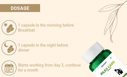 Neuhack Herbal Piles Care Capsules  – 60 Caps
