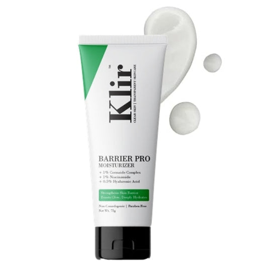 KLIR Barrier Pro Moisturizer with Ceramides, Niacinamide & Hyaluronic Acid Hydrating Face Lotion(75g)