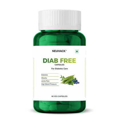 Neuhack Diab Free Herbal Capsule Supplements – 60 veg caps