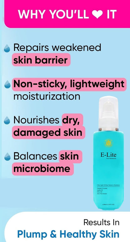 Neuhack Elite Vitamin E Moisturizer – Daily Nourishing Face Lotion for Soft, Hydrated Skin (100g)