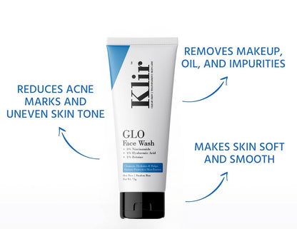 KLIR Face Wash & Sunscreen Duo | Hydrating Cleanser + SPF 50 PA++++ (75ml x 2)