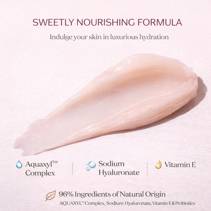 Klir Yum Body Yogurt with Aquaxyl, Hyaluronic Acid & Probiotics for Hydration & Glow (100g)