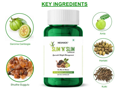 Neuhack Slim N Slim Herbal Capsules – 60 Caps