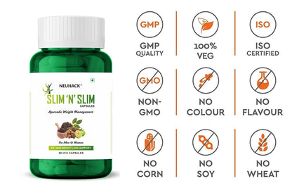 Neuhack Slim N Slim Herbal Capsules – 60 Caps