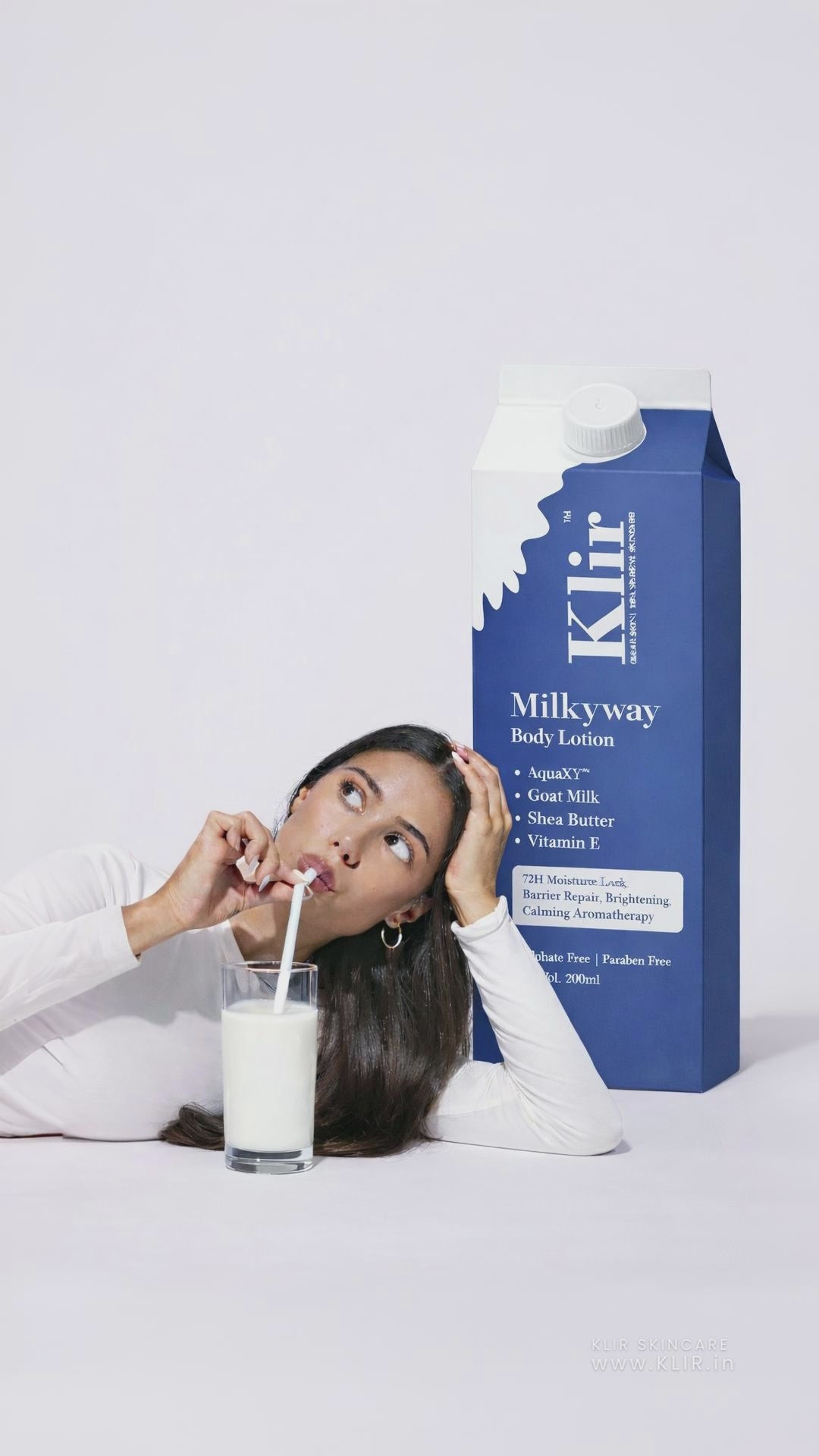 milky way body lotion video